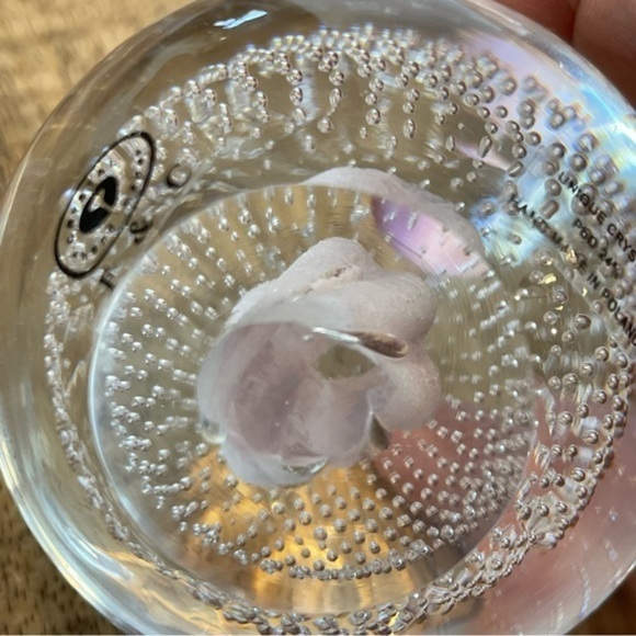 Brand new hand made in Poland Crystal paperweight stunning piece F&C maker - Picture 3 of 5